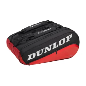 RAQUETEIRA DUNLOP PARA 12 RAQUETES CX-PERFORMANCE THERMO – PRETO/VERMELHO