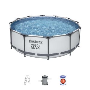 Conjunto de Piscina Desmontável Steel Pro MAX™ Bestway® 3,66 m x 1,00 m