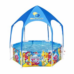 Piscina Desmontável Redonda Bestway® Steel Pro™ UV Careful™ Splash-in-Shade  1,83 m x 51 cm