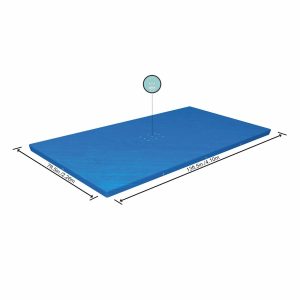 Cobertura retangular para piscinas desmontáveis de 4 x 2,11 m