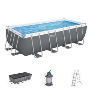 Piscina desmontável retangular DEPURADORA DE AREIA 4,88 m x 2,44 m x 1,22 m