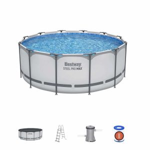 Conjunto de Piscina Desmontável Bestway® Steel Pro MAX™ de 3,66 m x 1,22 m