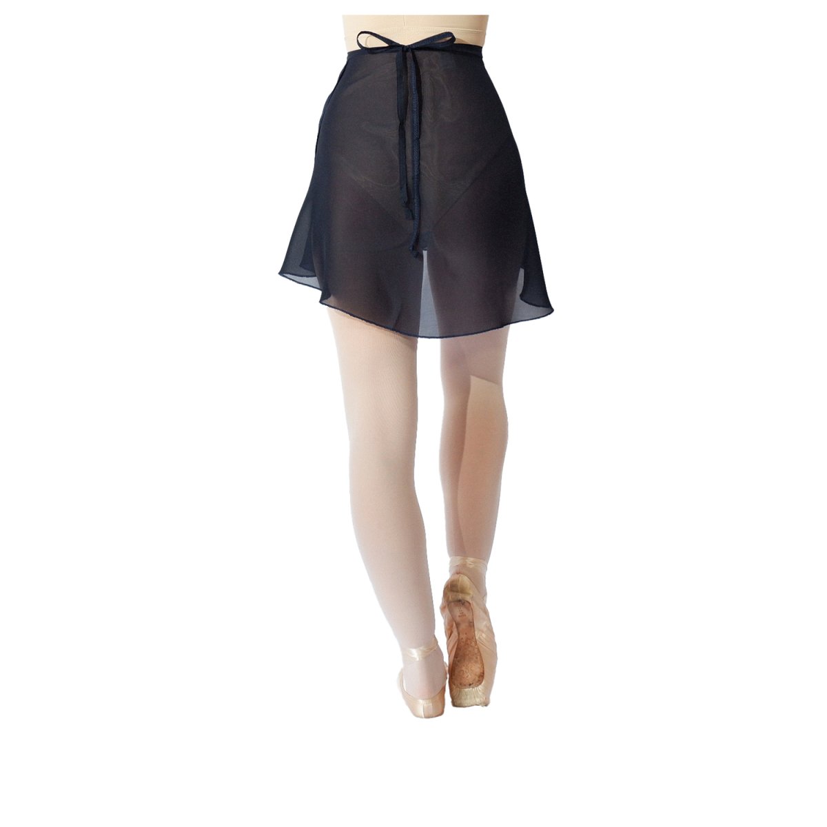 LL 2107 – SAIA TRANSPASSADA DE BICO CREPE AZUL MARINHO - Image 3