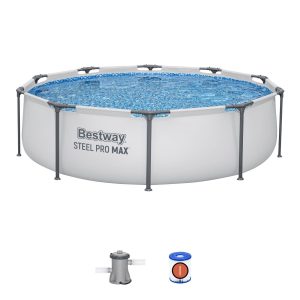 Conjunto de Piscina Desmontável Bestway® Steel Pro MAX™ de 3,66 m x 76 cm