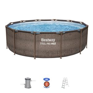 Conjunto de Piscina Desmontável Bestway® Steel Pro MAX™ de 3,66 m x 1,00 m