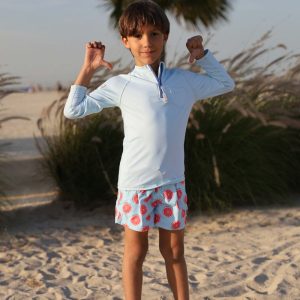 RASHGUARD NIÑO - MANGA LARGA - Fresh Blue