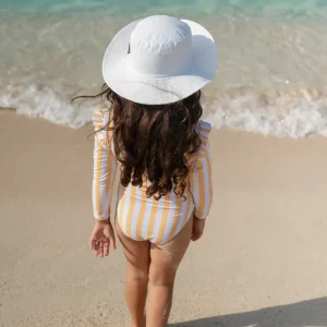 BAÑADOR NIÑA MANGA LARGA - Summer Stripes