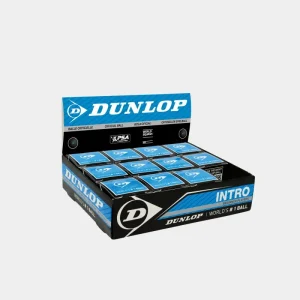 BOLA DUNLOP SQUASH INTRO – CAIXA 12 UNIDADES