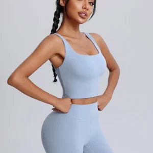 Wide Strap High-Support Yoga Bra