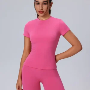 Short Sleeve Yoga Top UPF 50+