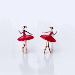 Os brincos de bailarina Analia