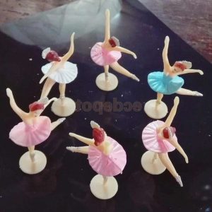 Toppers de bolo pequena bailarina