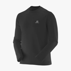 Camiseta Salomon Sonic UV50+ ML MASC PRETO