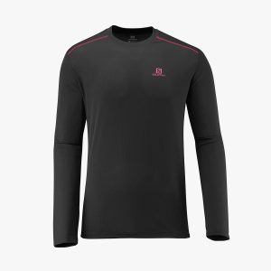 Camiseta Salomon Stroll ML MASC PRETO