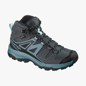 Bota Salomon X Radiant Mid GTX FEM CINZA